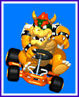 Bowser in his kart again