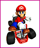 Mario in his kart again