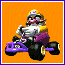 Wario in his kart again