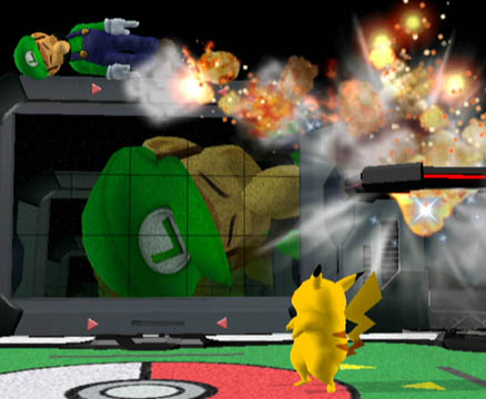 Luigi Shooting out of a cannon!