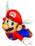 Mario flying