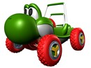 Yoshi and Birdo's car!