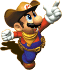 Cowboy Mario!