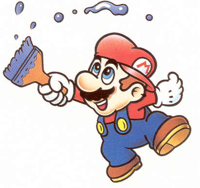 Mario Painting messy!