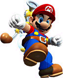 Mario Jumping in a different form.