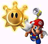 Mario reaching for a shine!