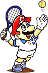 Mario Serving!