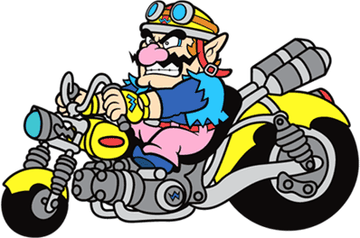 Wario on his bike!